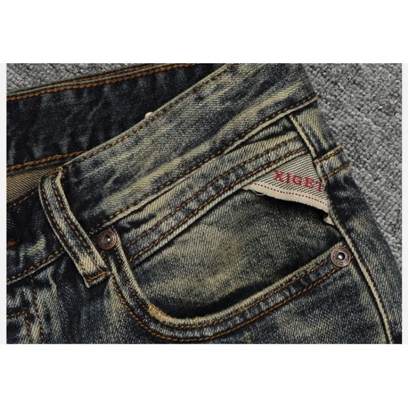 Jeans Retro Elásticos Hombre