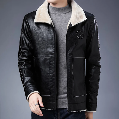 Chaqueta de Cuero para Hombre