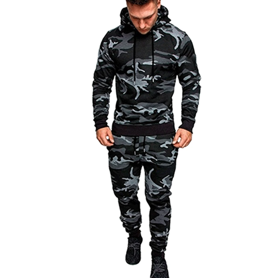 Conjunto de chándal deportivo de camuflaje